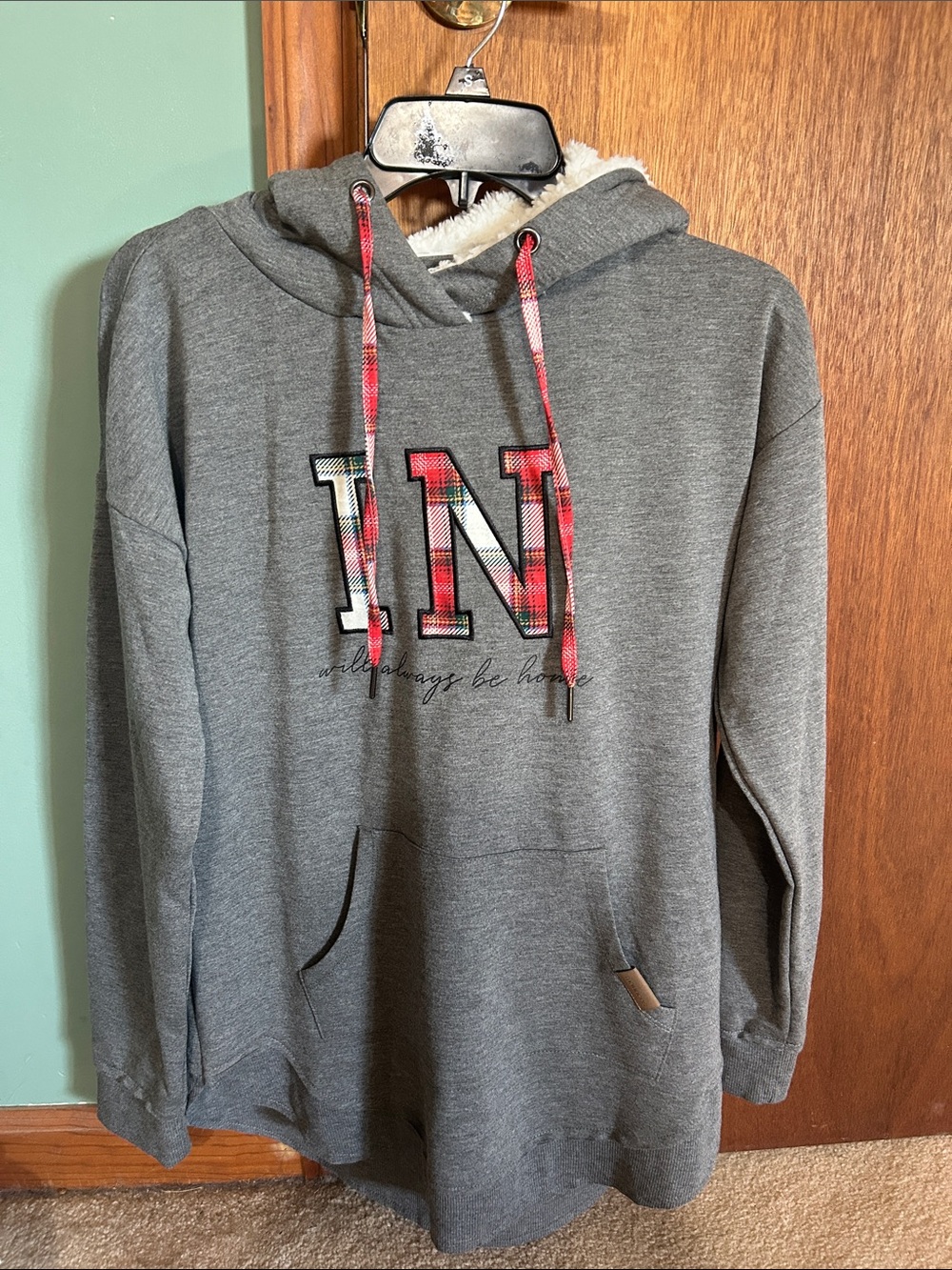 Maurice’s Hoodie with fur hood.